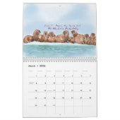 Calendrier Mur (off the-) : Caricatures sur la faune (Mar 2026)