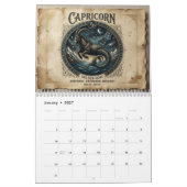 Calendrier Mur Zodiaque Céleste (Jan 2027)