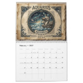 Calendrier Mur Zodiaque Céleste (Feb 2027)