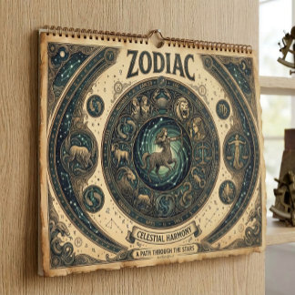 Calendrier Mur Zodiaque Céleste