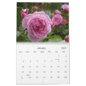 Calendrier Mural 0 jardins roses de floraison 2012-2013 (Jan 2027)