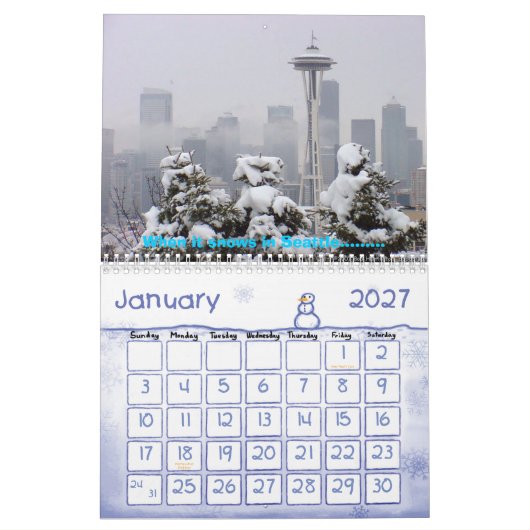 Calendrier Mural 0 seattle_master [1], J'AIME Seattle, J'AIME LA (Jan 2027)