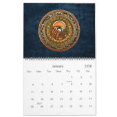 Calendrier Mural [100] Égyptien Sun God Ra (Jan 2026)