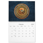 Calendrier Mural [100] Égyptien Sun God Ra (Feb 2026)