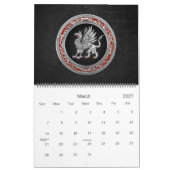 Calendrier Mural [100] Griffin d'argent sacré (Mar 2027)