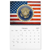 Calendrier Mural [100] Insigne de service présidentiel [PSB] (Feb 2027)