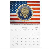 Calendrier Mural [100] Insigne de service présidentiel [PSB] (Jan 2027)