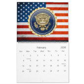 Calendrier Mural [100] Insigne de service présidentiel [PSB] (Feb 2026)