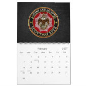 Calendrier Mural [100] Le rite écossais Double-a dirigé Eagle (Feb 2027)