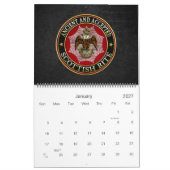 Calendrier Mural [100] Le rite écossais Double-a dirigé Eagle (Jan 2027)
