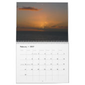 Calendrier Mural 12 mois de levers et couchers de soleil, 4e éditio (Feb 2027)