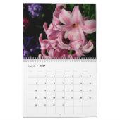 Calendrier Mural 12 mois de photographie florale, 1ère édition (Mar 2027)