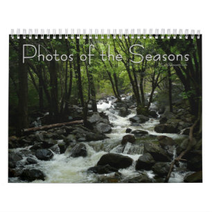 Calendrier Mural 12 mois de photos des saisons, 3e édition