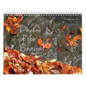 Calendrier Mural 12 Mois de Photos des Saisons, 8e édition (Protection)