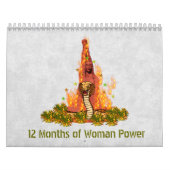 Calendrier Mural 12 mois de puissance de femme (Protection)