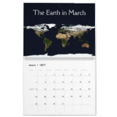 Calendrier Mural 12 mois sur terre (Mar 2027)