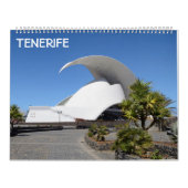 Calendrier Mural 12 mois Tenerife (Protection)