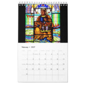 Calendrier Mural 12 mois Vierge et Enfant (Feb 2027)
