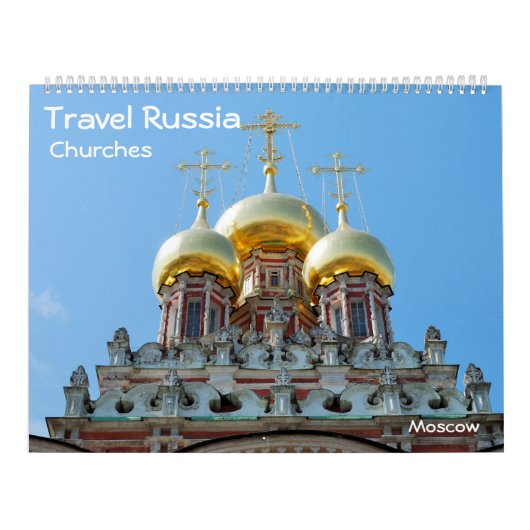 Calendrier Mural 12 mois Voyage Russie : Eglises (Protection)