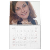 Calendrier Mural 2008 juste pour vous de moi (Mar 2027)