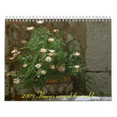 Calendrier Mural 2009 fleurs (Protection)