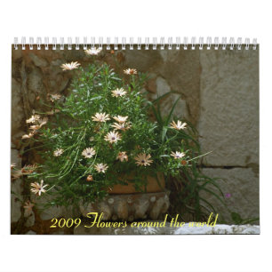 Calendrier Mural 2009 fleurs