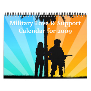 Calendrier Mural 2009 militaires aiment et soutiennent le