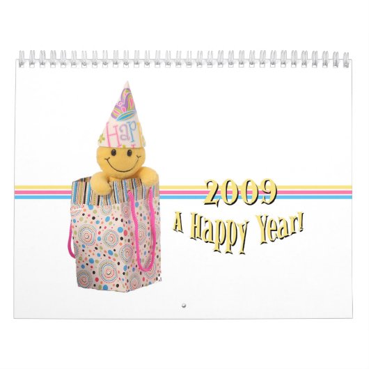 Calendrier Mural 2009 une année heureuse (Protection)