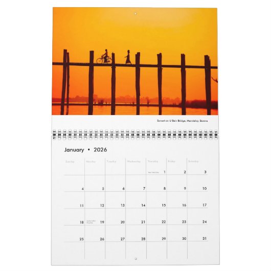 Calendrier Mural 2009 visions mondiales - customisées (Jan 2026)