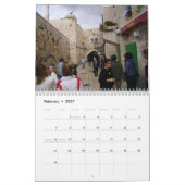 Calendrier Mural 2012 la vieille ville de Jérusalem (Feb 2027)