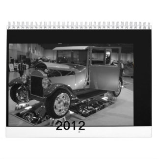 Calendrier Mural 2012 voitures d'hier en noir et blanc