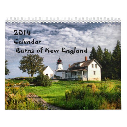 Calendrier Mural 2014 granges de nouvel England-1 (Protection)