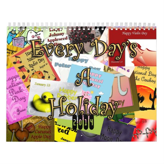 Calendrier Mural 2014 vacances de chaque jour par (Protection)