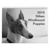 Calendrier Mural 2015 chiots de soie de Windhound (Protection)