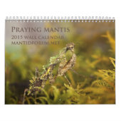 calendrier mural 2015 de Mantidforum.net (Protection)