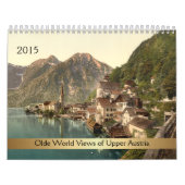 Calendrier Mural 2015 visions mondiales d'antan de la (Protection)