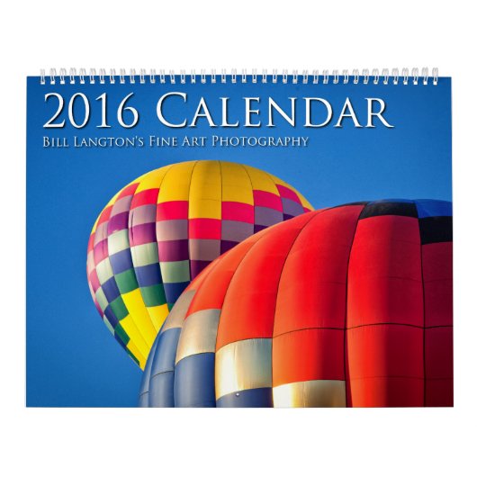 Calendrier Mural 2016 calendrier, photographie de beaux-arts de (Protection)
