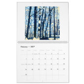 Calendrier Mural 2016 saisons des arbres (Feb 2027)