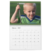 Calendrier Mural 2016 souvenirs (Feb 2027)