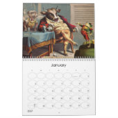 Calendrier Mural 2018 - 2019 animaux plus idiots (Jan 2027)