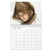 Calendrier Mural 2018 - 2019 femmes d'une autre heure (Jan 2027)