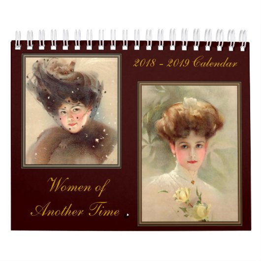 Calendrier Mural 2018 - 2019 femmes d'une autre heure (Protection)