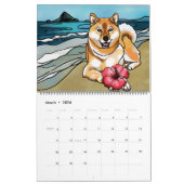 Calendrier Mural 2018 Année du chien, Hawaii (Mar 2026)