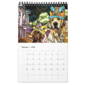 Calendrier Mural 2018 Année du chien, Hawaii (Feb 2026)