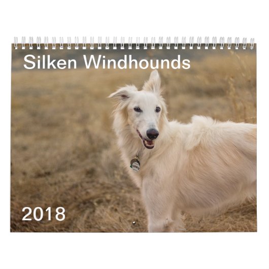 Calendrier Mural 2018 Windhounds de soie (plein corps) 3 (Protection)
