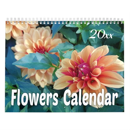 Calendrier Mural 2019 fleurs colorées (Protection)