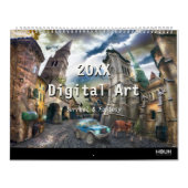 Calendrier Mural 2021 Digital Surreal & Imaginaire Art (Protection)