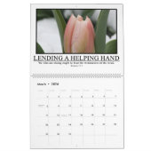 Calendrier Mural 2023 Messages de motivation volontaire (Mar 2026)