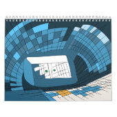 Calendrier mural 2024 avec oeuvre unique (Protection)