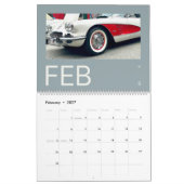 Calendrier mural 2024 pour les bouffées vintage de (Feb 2027)